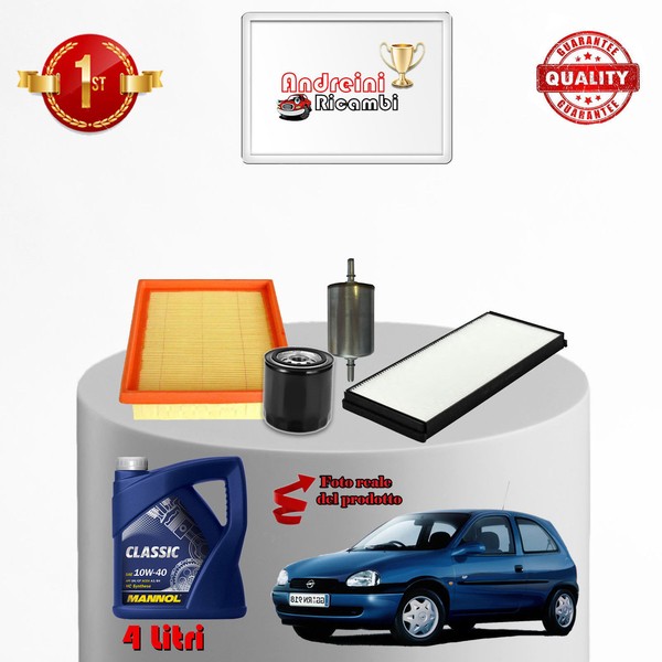 Wartungsset Filter Und ÖL Opel Corsa B 1.4 16V 66KW 90PS 1995-image