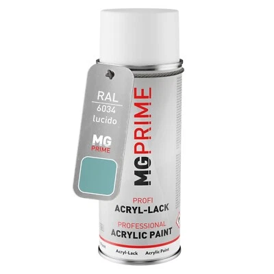 MG PRIME RAL 6034 Turchese pastello Bomboletta spray 400 ml lucido asciugatura rapida