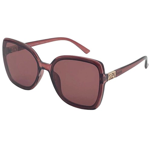 CHANEL Y2K Pantos Sunglasses Pink Lens Silver Metal Frame Square