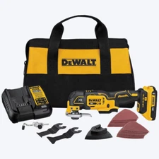 DEWALT DCS356SD1 20V MAX XR BL Li-Ion 3-Spd Oscillating Multi-Tool Kit (2Ah) New