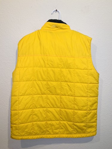 Simms Fishing Vest Yellow Medium Broken Zipper - Picture 4 of 8