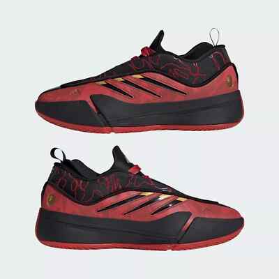 A BATHING APE ®︎ × adidas Dame 9 Better Scarlet Core Black IH0786