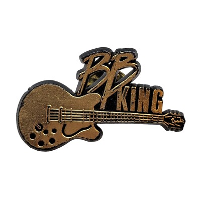 BB King Plastic Guitar Pin