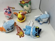 "Lote Pokemon Poke Doll Center muñeca de peluche original juguete de peluche 5"" con etiquetas"