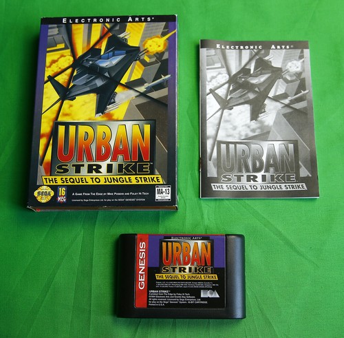 Urban Strike by Electronic Arts • Sega Genesis/Mega Antriebssystem/Konsole • Krieg