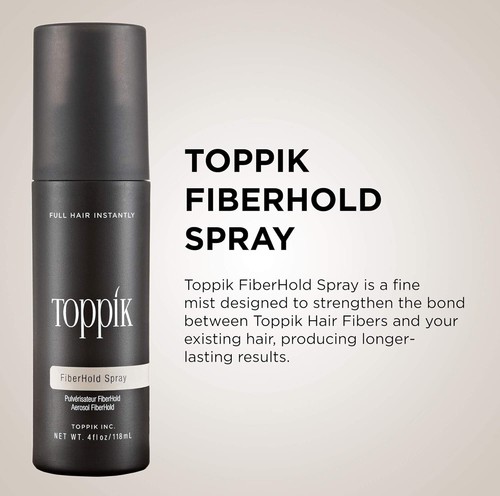 Toppik Fibre Hold Spray - Maintains Hair - Natural & Fuller Look - Pleasant Scen - Picture 3 of 4