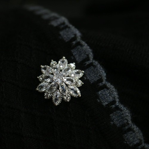 5pcs Cubic Zirconia Crystal Buttons DIY Sew On Decorative Clothes Accessories - Picture 8 of 12