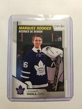 Marquee rookie O-per-Chee Joseph Woll 2020-21 Toronto Maple Leafs