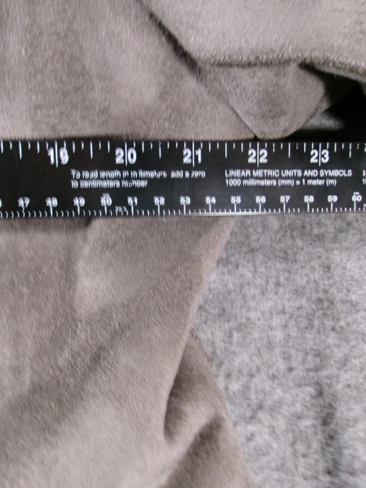 Abrigo Nuage Mujer Extra Grande Marrón Imitación Piel Cápsula Preparación Clásico Mafia Esposa Foto 4 de 4