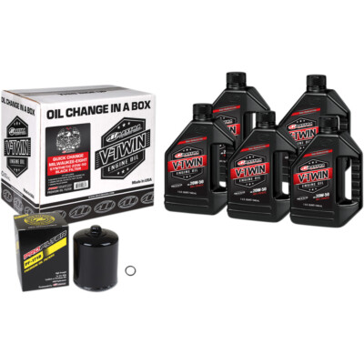 Maxima Racing Oil Quick Change M8 Synthetic 20W-50 Oil Change Kit 