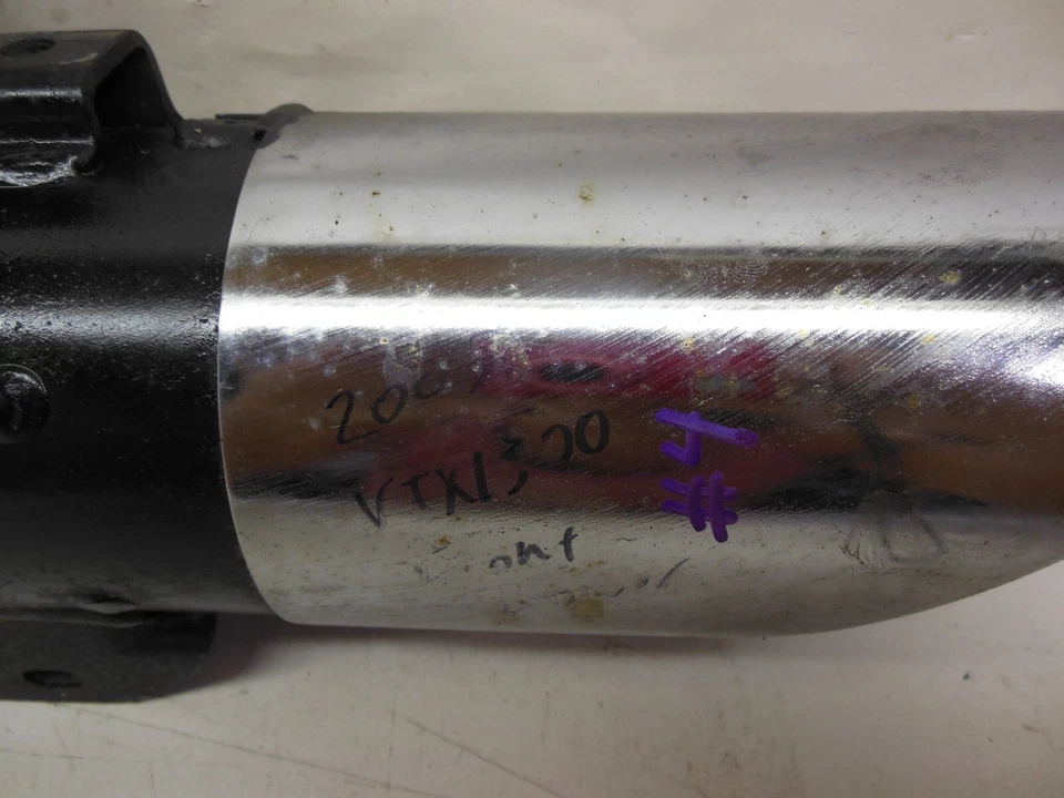 MTS4 Honda VTX 1300C 2005 OEM Muffler Exhaust Front Lower 18400-MEM-670 - Image 2 of 4