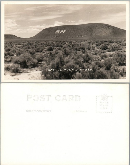 RPPC VINTAGE REAL PHOTO POSTCARD BATTLE MOUNTAIN NEVADA eBay