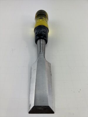 VTG Stanley No.60 1-1/4'' Wide Bevel Edge Woodworking Chisel New Old ...