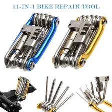 Multifunction 11 In1 Bicycle Repairing Set Wrench Screwdriver Chain Hex Spoke