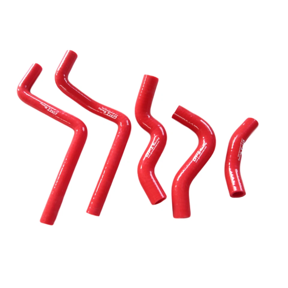 Mangueras de radiador de refrigerante de silicona rojas para Honda CR125R CR 125R CR125 R 2000 2001 Foto 2 de 2