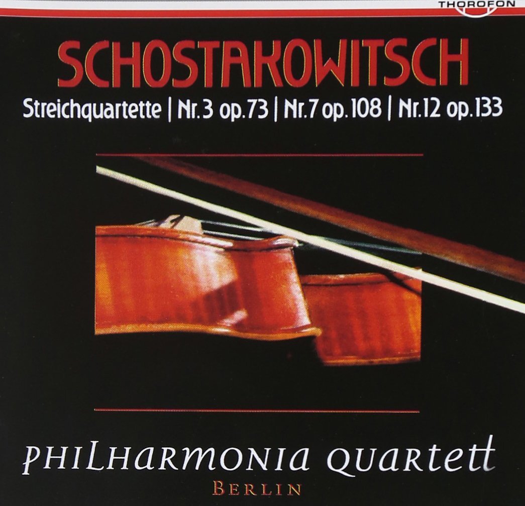 SHOSTAKOVICH,DIMITRI String Quartets 3 Op 73 7 Op 108 12 Op 133 (CD)