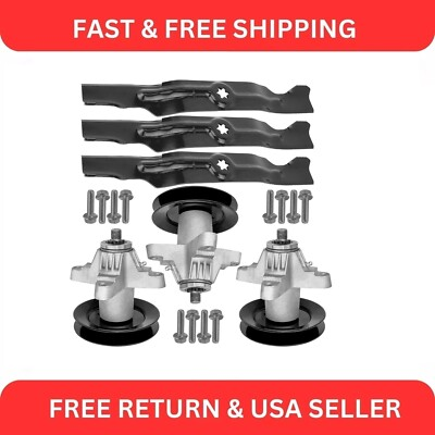 #ad 50quot; Deck Spindle Blade Rebuild Kit fits Troy Bilt RZT 50 Mustang XP 50quot; Deck $163.99