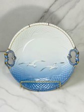 VINTAGE ROYAL COPENHAGEN PORCELAIN HANDLE PLATE #101 SEAGULLS MADE IN DENMARK