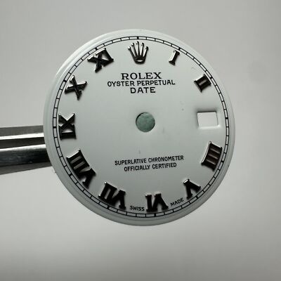 Rolex Date Lady Roman Steel white used swiss made