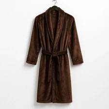 Berkshire VelvetLoft Plush Spa Robe in Colt color.  Unisex LG/XL size.