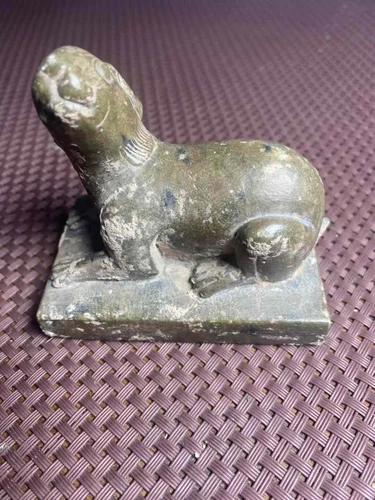 10 th C. Stone Beasts | Song Dynasty Stone Mat Pressing Tools - Picture 1 of 9