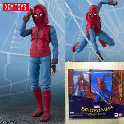 SHF Home Coming Spider-Man Home Made Suit Ver 6in Action Figure Box Set