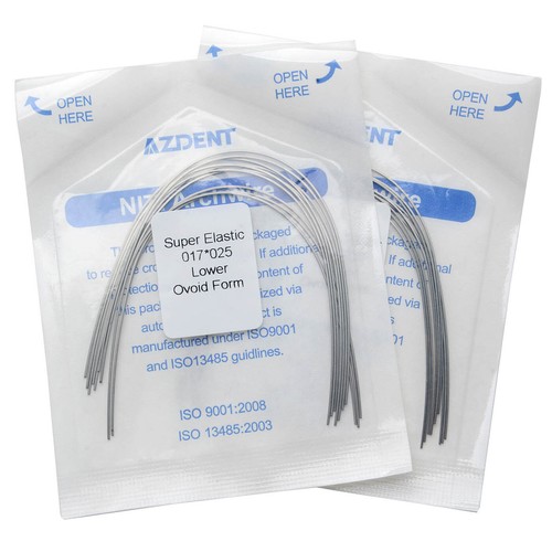 Dental Orthodontic Arch Wire Wires Oval Form Stainless Steel Round/Rectangular - Photo 133/208