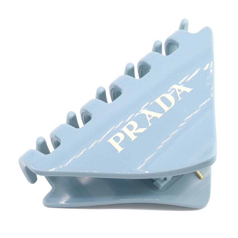 ★ PRADA / プラダ ★ ヘアクリップ 1IF109 PRADA Hair Accessories Plex Hair Clip 1IF109 Light Blue New