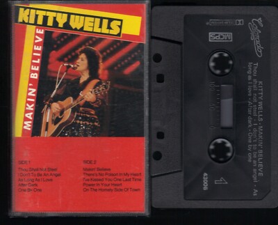 Kitty Wells Makin' Believe (After Dark Power In Your Heart) RAR MC Kassette, 071