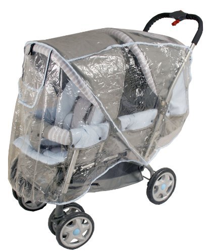 habillage de pluie poussette double graco