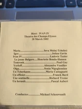 Live Opera Recording CD2259 Ivan IV Mula Gavin Tezier Hansen Gay Vesiliev Bard