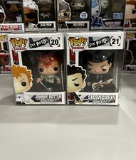 New 2pc Funko Pop Sex Pistols Johnny Rotten Sid Vicious Rocks Set Lot 20 21 Punk