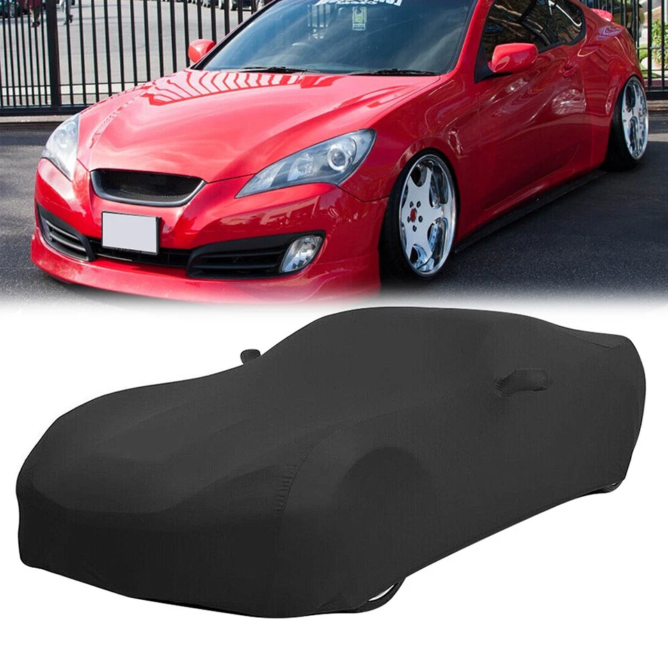 Black Indoor&Outdoor Car Cover Stain Stretch Dustproof For Ford Mustang 2010-21 - Изображение 3 из 4