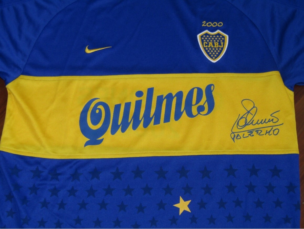 Maillot Boca Juniors 2000 Riquelme Palermo Troisième Kit Taille L Nike - Occasion