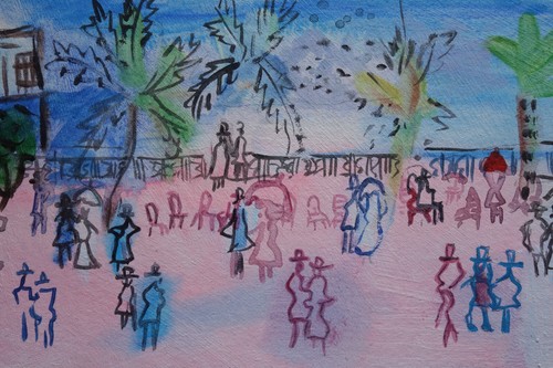 Fine unique painting – Fauvist seaside, signed Roul Dufy, w COA - Picture 9 of 10