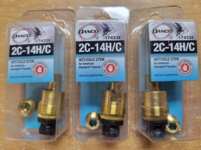 DANCO 2C-14H/C HOT/COLD STEM FOR AMERICAN STANDARD FAUCETS SET OF 3 *NEW