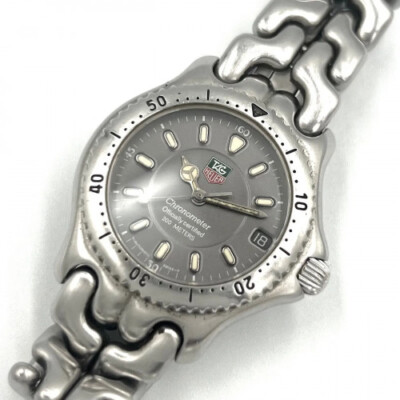 TAG Heuer Cell Date S89.213-1 SS Automatic Men's Watch 34mm used