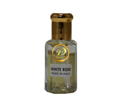 White Rose Attar / Ittar concentrated Perfume Oil 10ml Rose Floral Fragrance