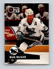 1991-92 Pro Set Bob McGill San Jose Sharks #480