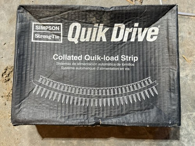 #ad Simpson QuikDrive CBSDQ158S #8 x 1 5 8quot; Fiber Cement Siding Strip Screws 1500 $39.99