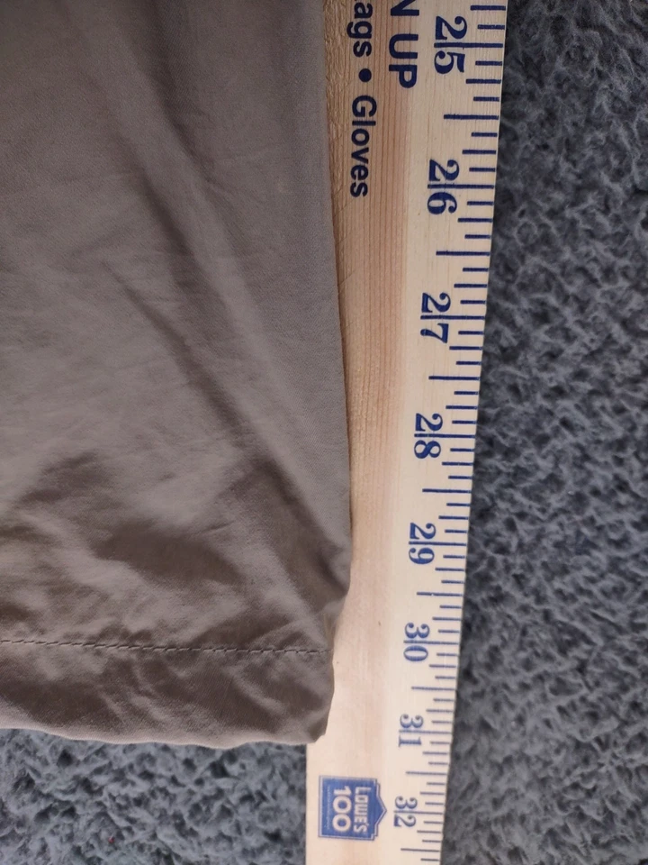 Mountain Hardwear Pants Mens Large Beige Convertible Belted Climbing Hiking - Image 4 of 4