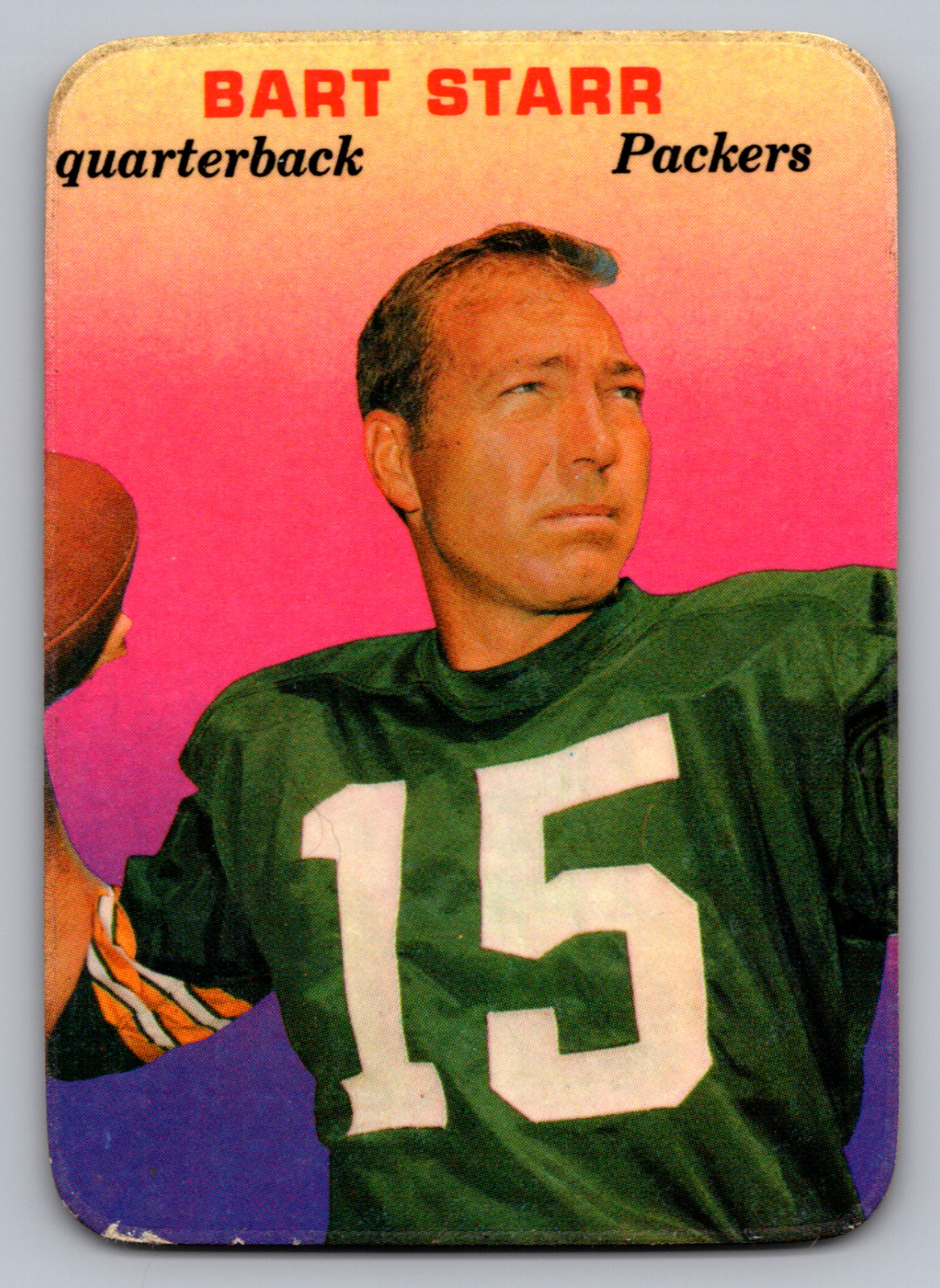 1970 TOPPS GLOSSY INSERTS #9 BART STARR GREEN BAY PACKERS
