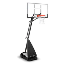 Spalding 7U1562 60" BB Acrylic Portable Adjustable Basketball Hoop Goal System