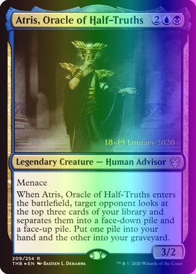 Atris, Oracle of Half-Truths (209/136) psTHB LP FOIL- Prerelease