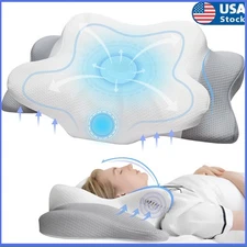 King Size Cervical Pillow for Neck,Shoulder Pain Relief Sleep,Memory Foam Pillow