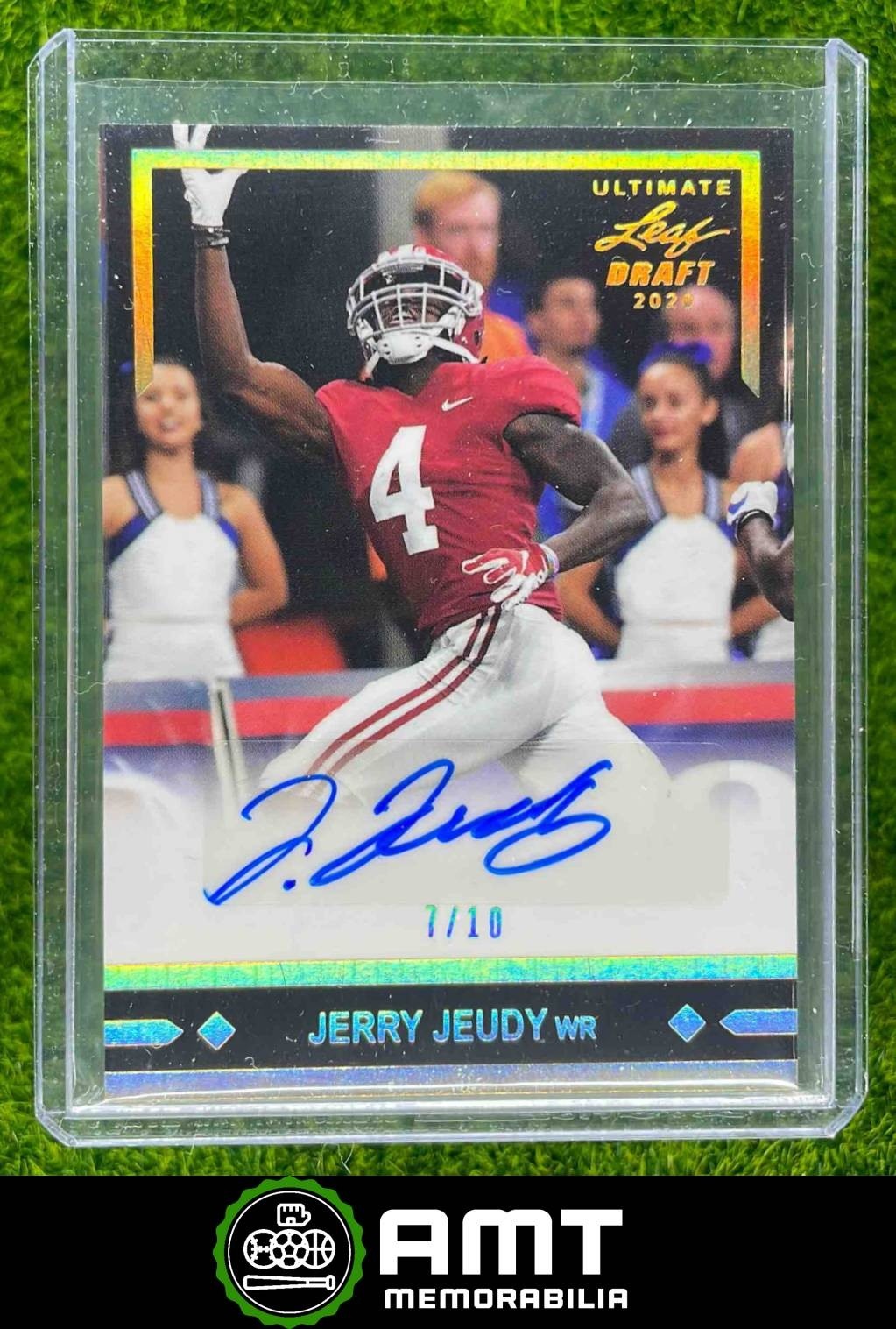 Jerry Jeudy Leaf Ultimate Draft 1991 Leaf Rookie Autographs #JJ1 Gold Spectrum