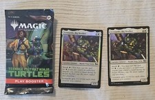 MTG Leonardo, Big Brother Teenage Mutant Ninja Turtles Foil/Regular Lot Of 2