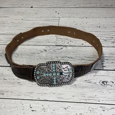 Ariat Belt And Buckle Women s S Crosses And Jeweled