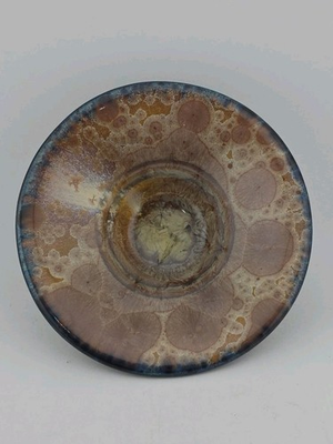 #ad #ad Bill Campbell Bowl 5.75” Dia X 2” H Crystalline Glaze Pottery Signed $39.95