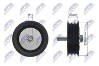 NTY RNK-PL-024 Umlenk-/FüHrungsrolle, Keilrippenriemen FüR Chevrolet Opel